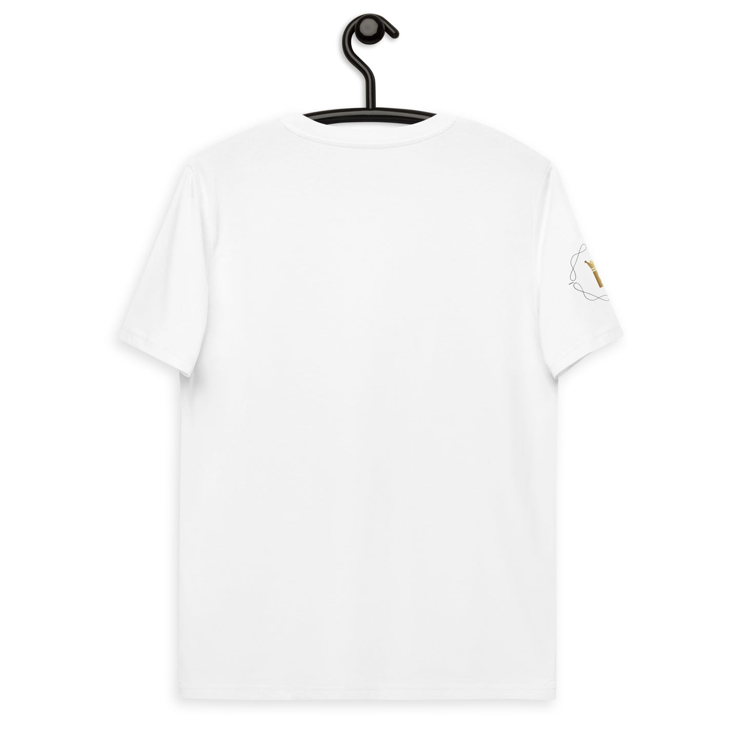 Unisex Rainbow Organic Cotton T-Shirt - Love Wins Rainbow Heart (black print)