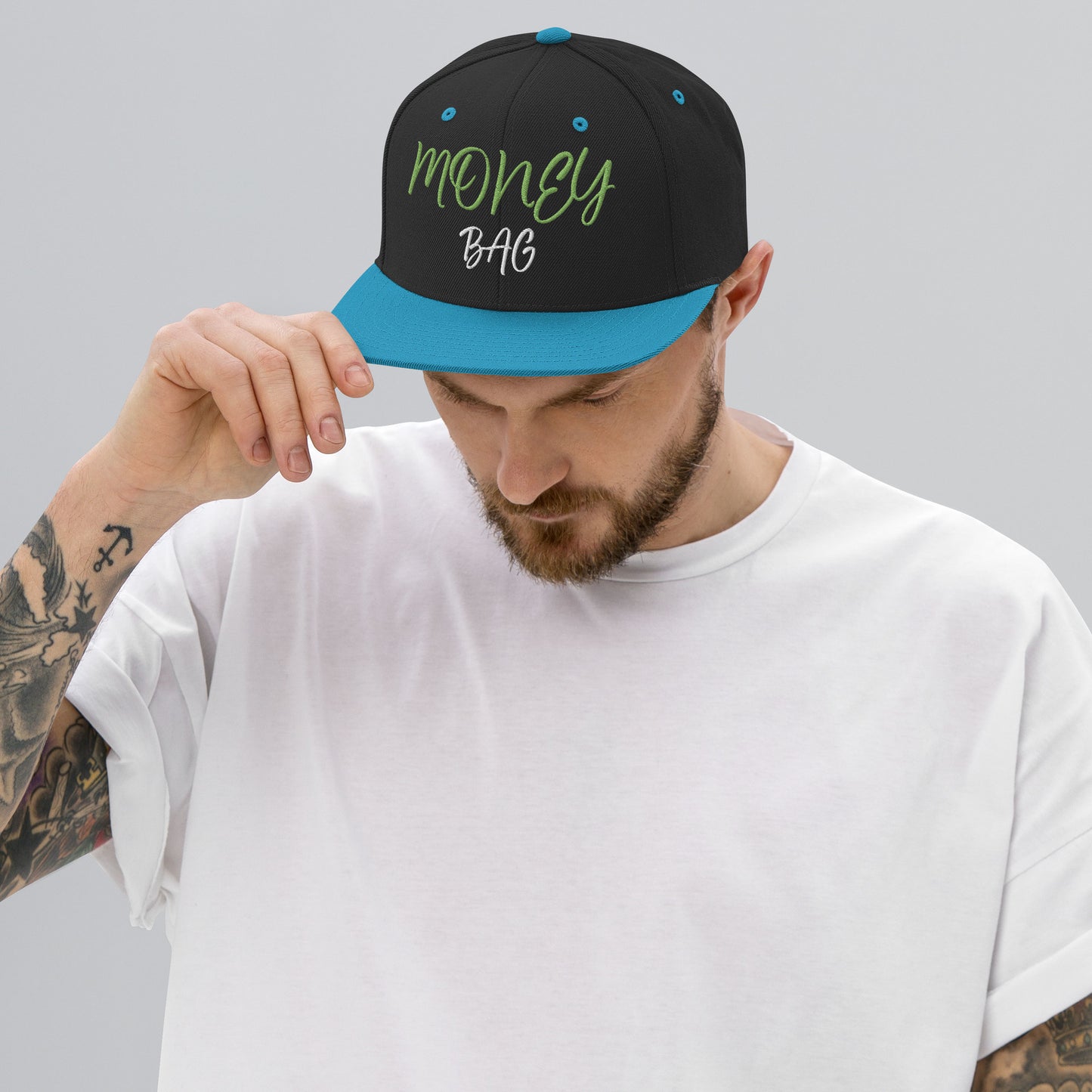 Classic Snapback Hat (Money Bag)