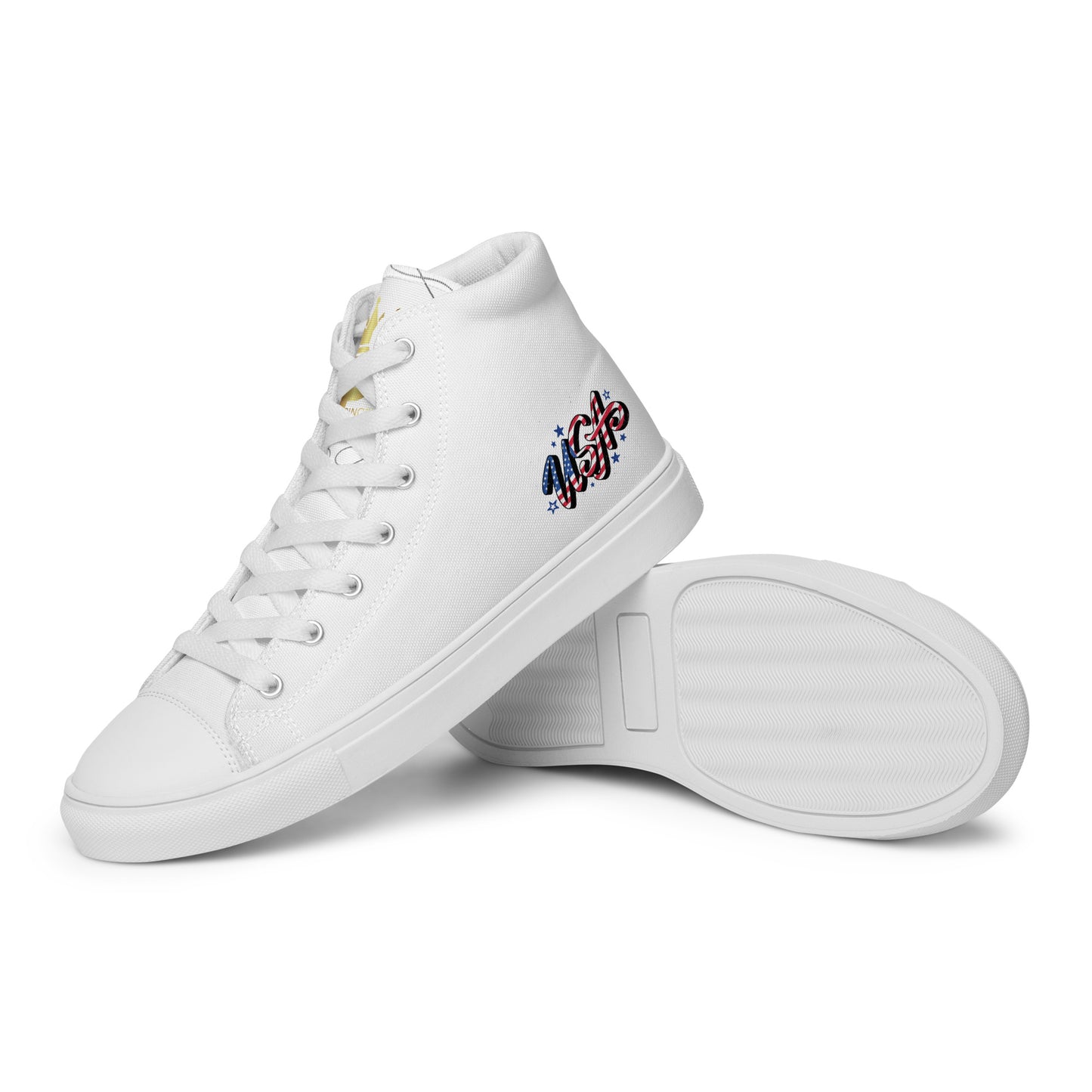 Men’s high top canvas shoes (USA, PRINCEDON LOGO)