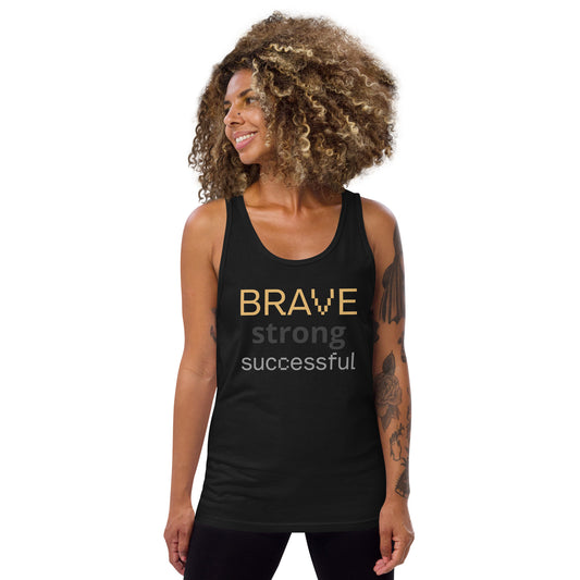 Women's Tank Top (Brave Strong Successful)