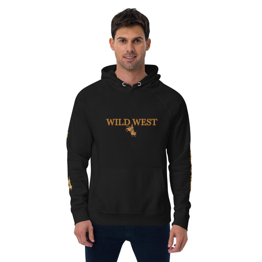 Unisex eco raglan hoodie (WILD WEST)