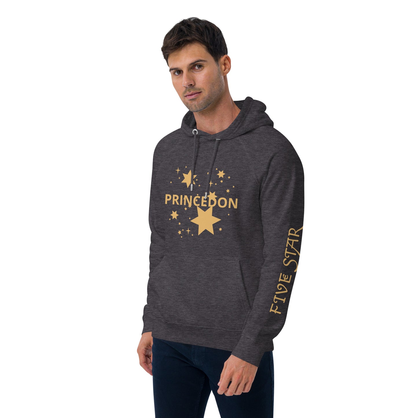 Unisex eco raglan hoodie (FIVE STAR GOLD PRINCEDON)