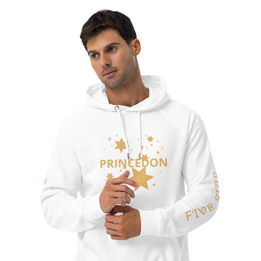 Unisex eco raglan hoodie (FIVE STAR GOLD PRINCEDON)