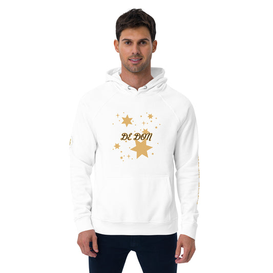 Unisex eco raglan hoodie (FIVE STAR GOLD DE DON)