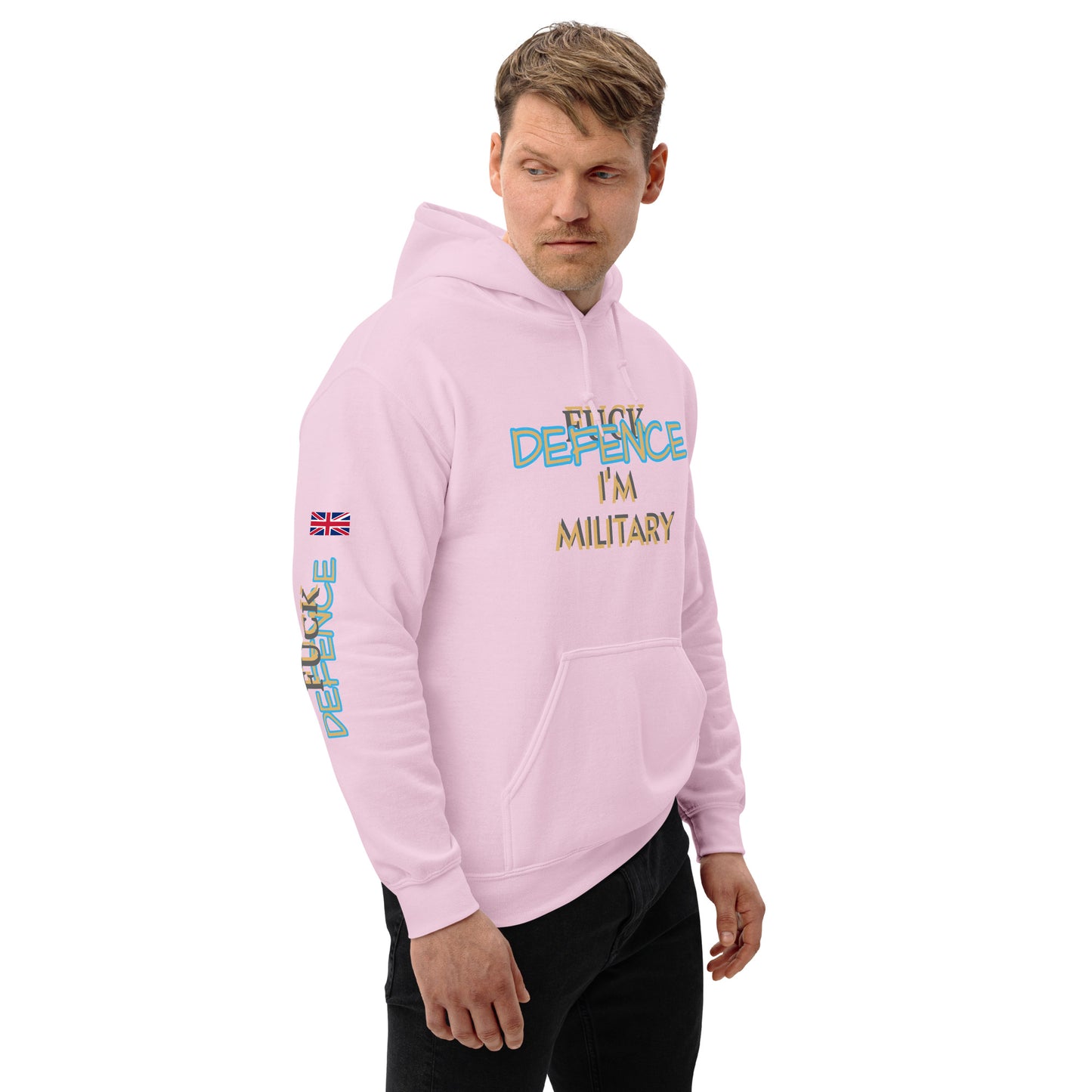 Unisex Hoodie (I'M MILITARY F*CK DEFENCE)