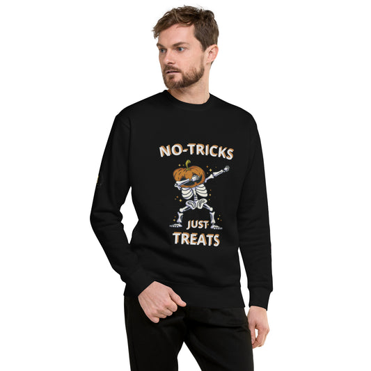 Unisex Halloween Sweatshirt (NO TRICKS JUST TREATS)