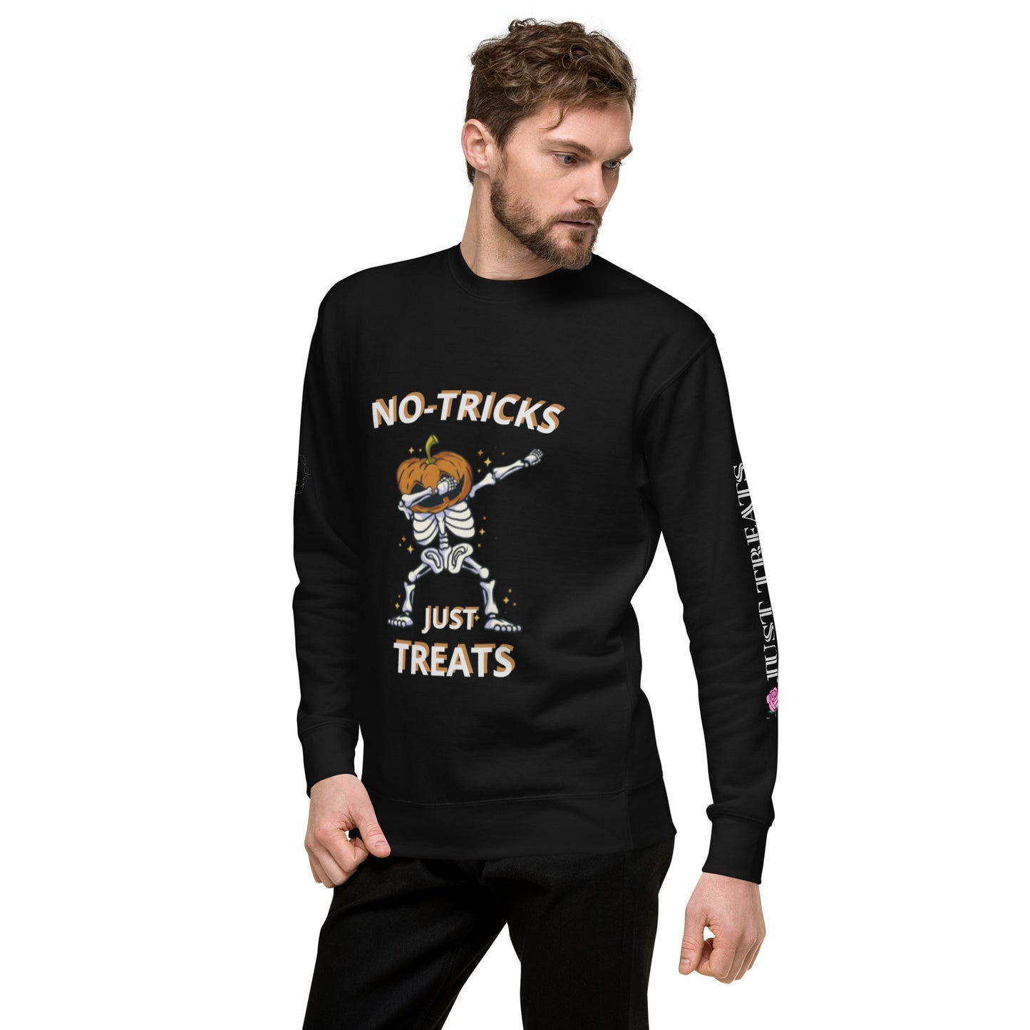 Unisex Halloween Sweatshirt (NO TRICKS JUST TREATS)