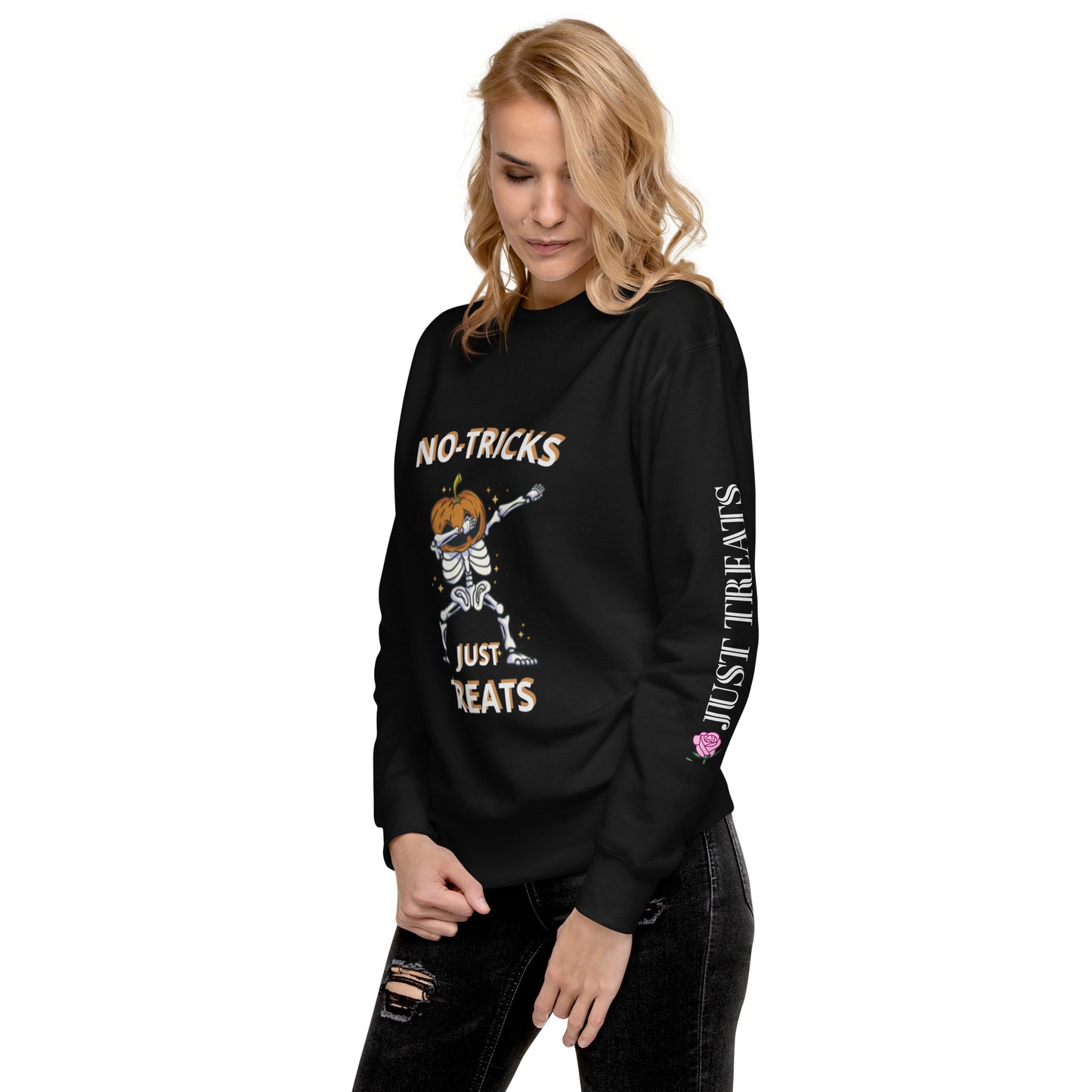 Unisex Halloween Sweatshirt (NO TRICKS JUST TREATS)