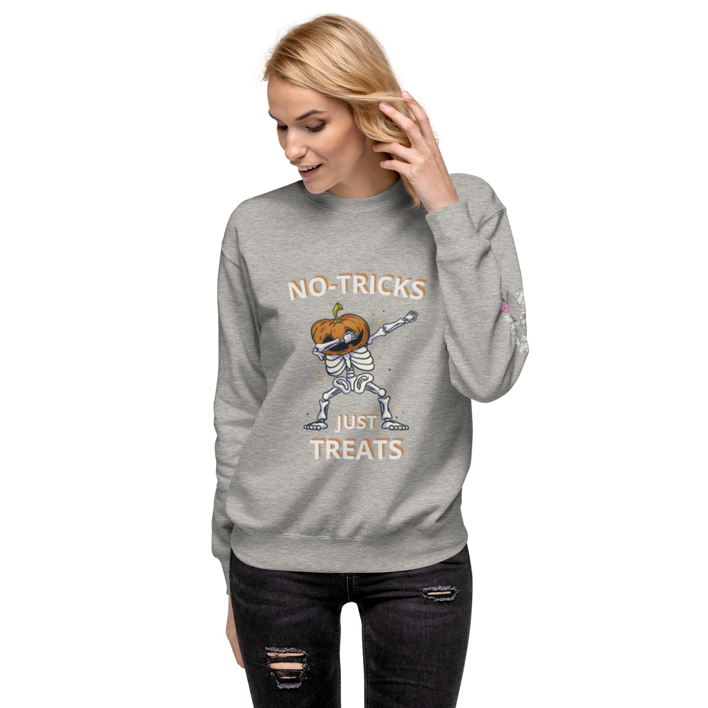 Unisex Halloween Sweatshirt (NO TRICKS JUST TREATS)