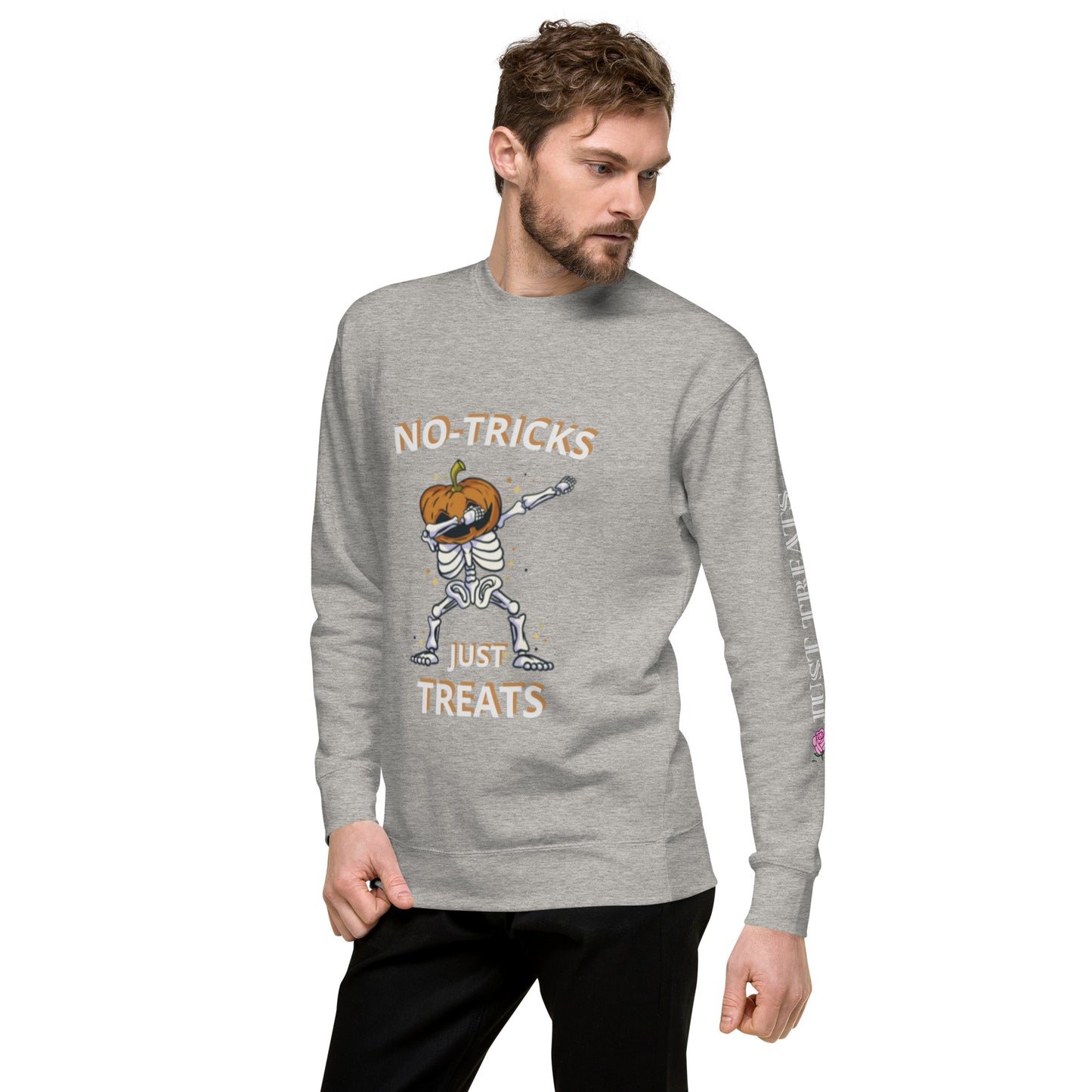 Unisex Halloween Sweatshirt (NO TRICKS JUST TREATS)