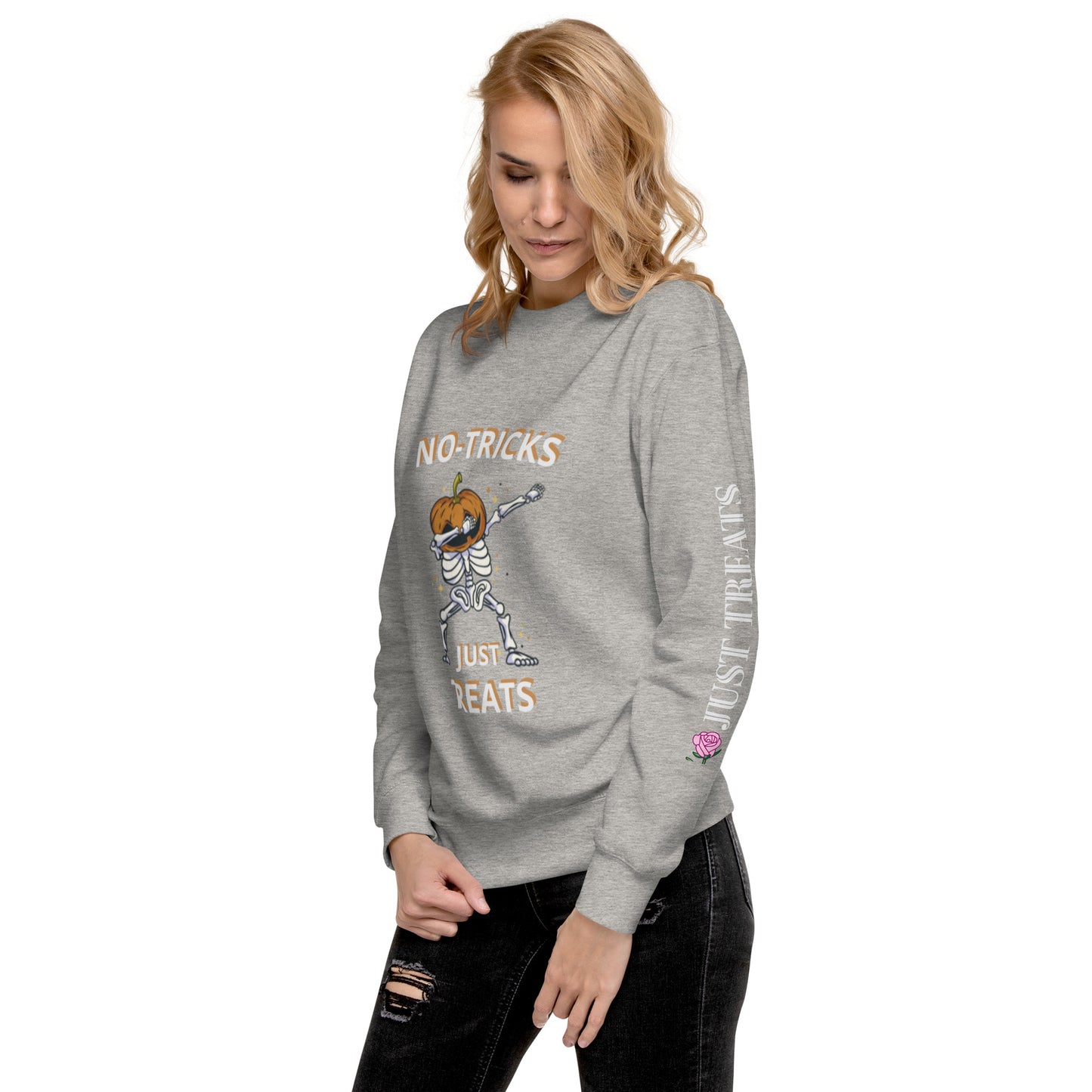 Unisex Halloween Sweatshirt (NO TRICKS JUST TREATS)