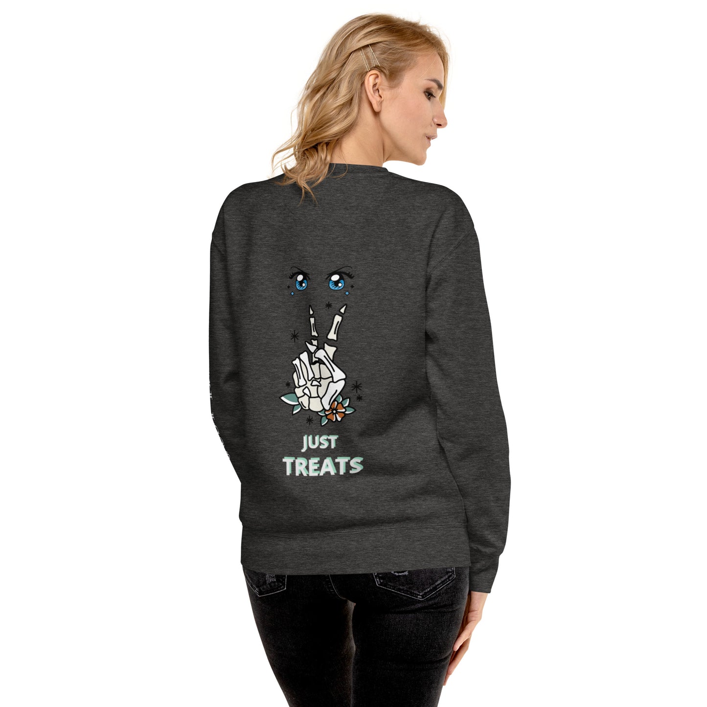 Unisex Halloween Sweatshirt (NO TRICKS JUST TREATS)