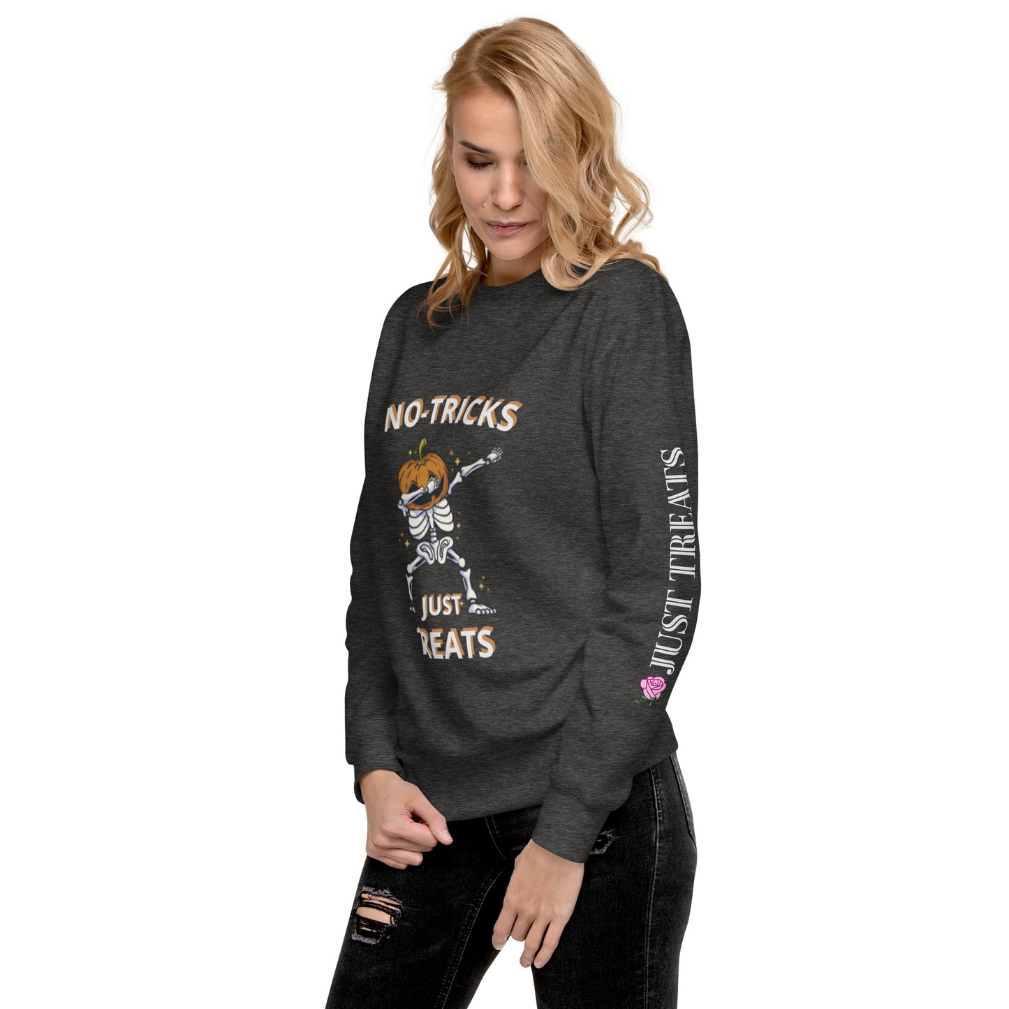 Unisex Halloween Sweatshirt (NO TRICKS JUST TREATS)