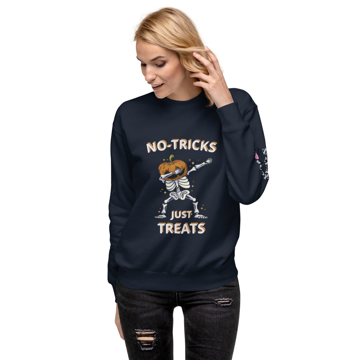 Unisex Halloween Sweatshirt (NO TRICKS JUST TREATS)