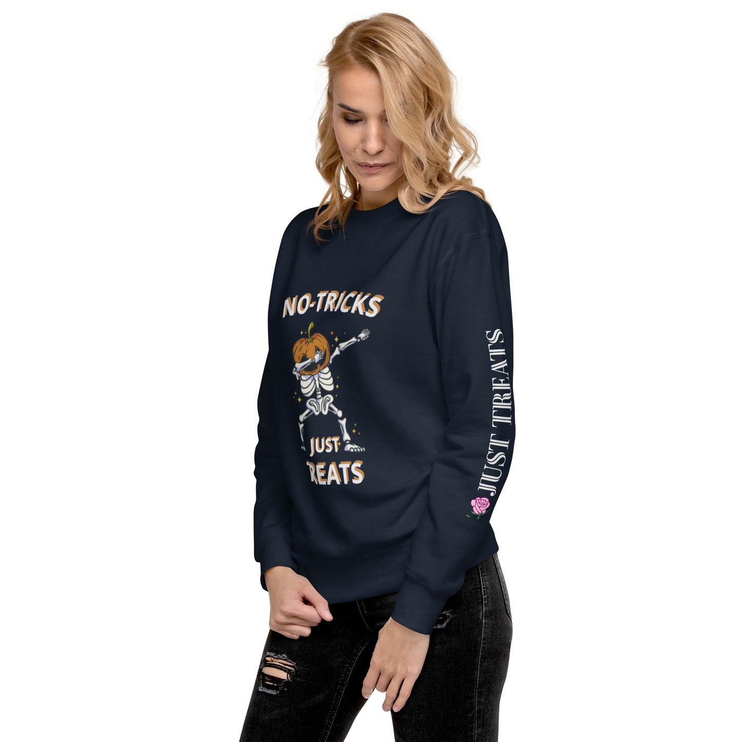 Unisex Halloween Sweatshirt (NO TRICKS JUST TREATS)