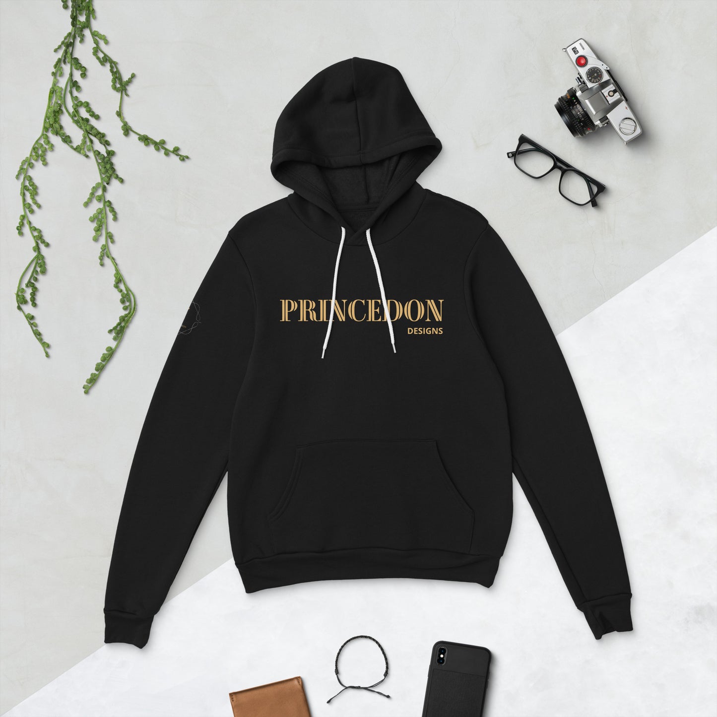 Unisex hoodie (PRINCEDON DESIGNS GOLD)