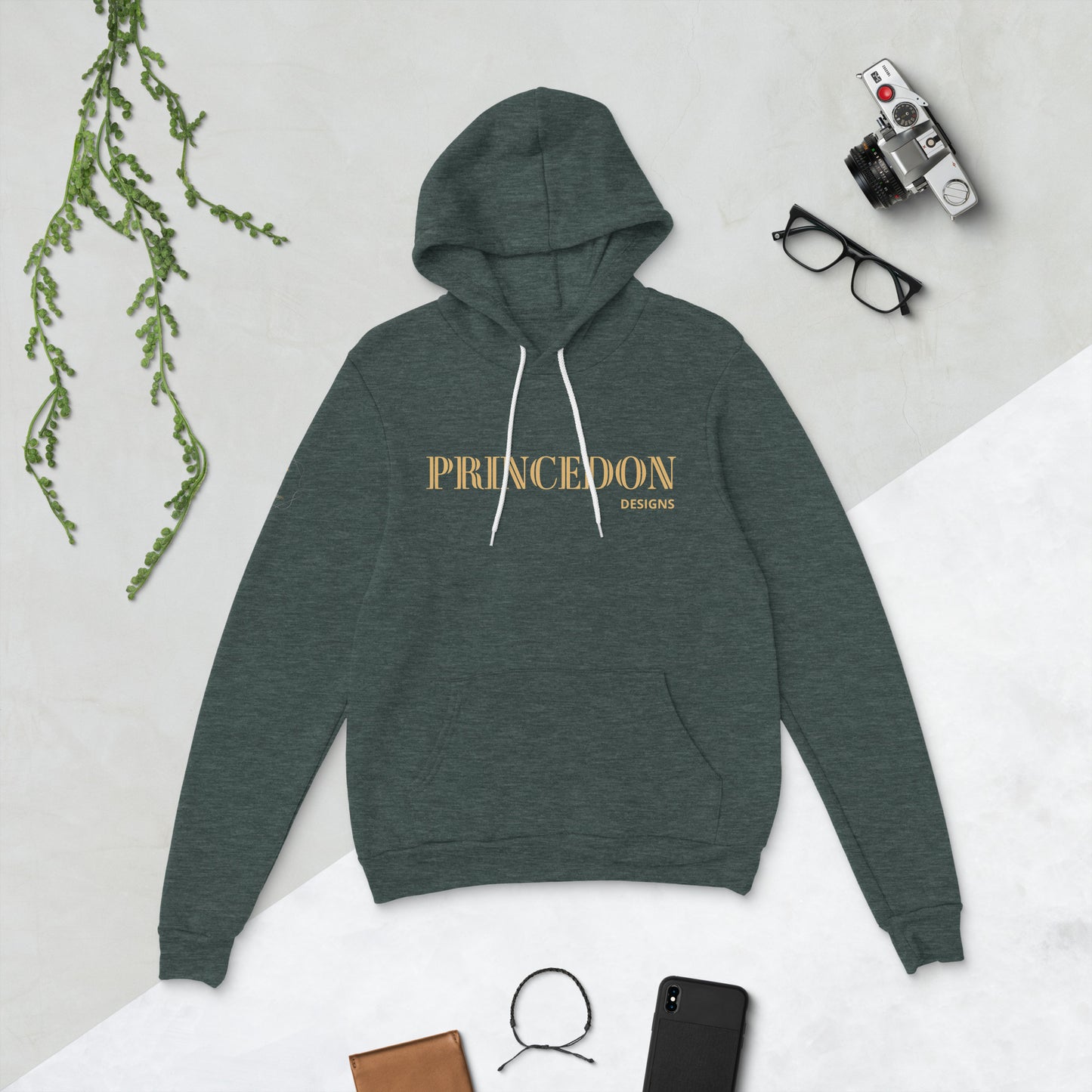 Unisex hoodie (PRINCEDON DESIGNS GOLD)