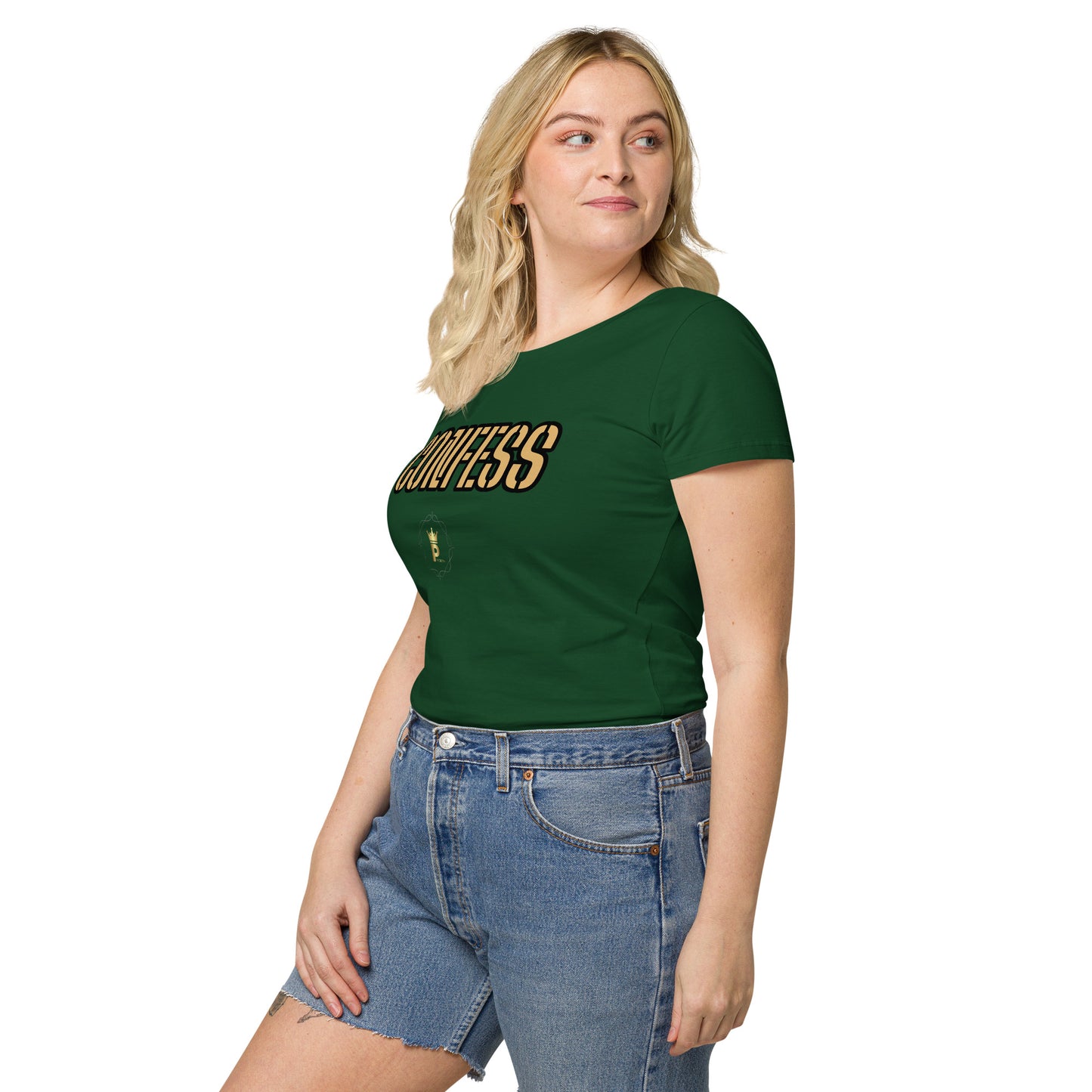 Women’s basic organic t-shirt (confess)