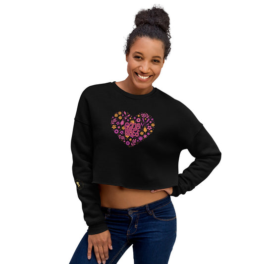 Crop Sweatshirt (Good Vibes)