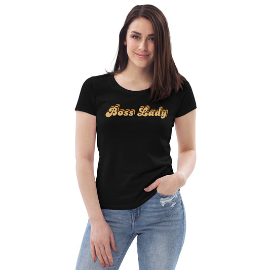 Women's fitted tee (Boss Lady)