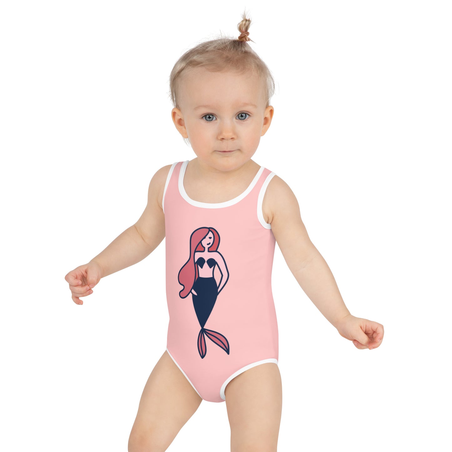 All-Over Print Kids Swimsuit - Mermaid