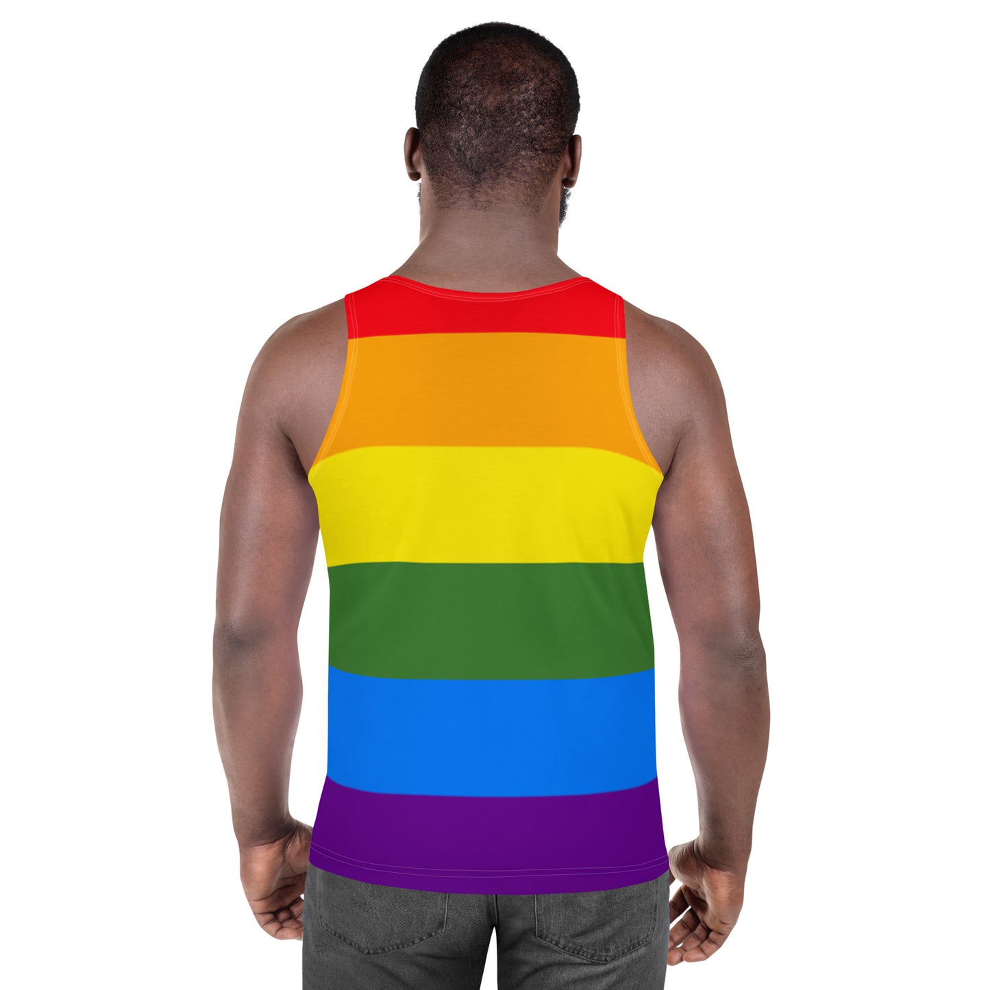 Unisex Tank Top - Share Love (rainbow 4)