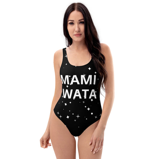 One-Piece Swimsuit - Mami Wata (starry sky)