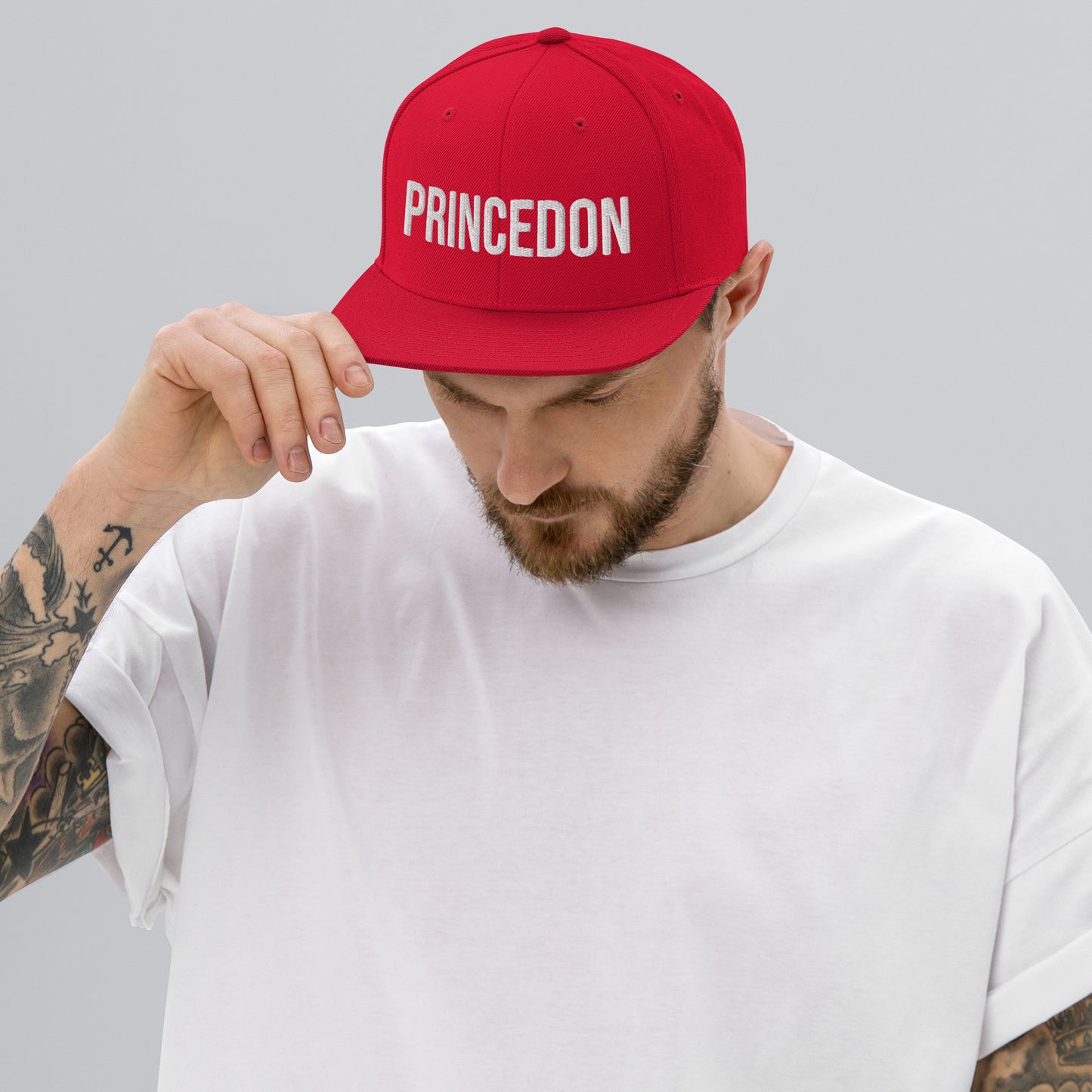 Snapback Hat - Princedon (white embroidery)